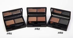 OG-EB2164 Тени оттеночные для моделирования бровей тон 03 ,(2 цвета) Mineral Browbox чёрный+коричнев