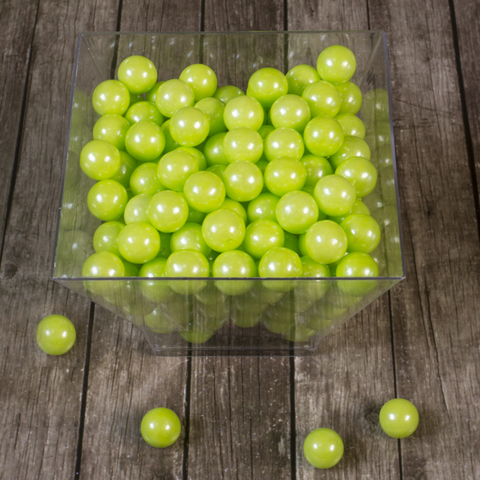 Сахарные шарики Зеленые перламутровые 10 мм New, 50 гр