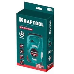 KRAFTOOL EXTREM, 100 м, геодезическая стальная мерная лента