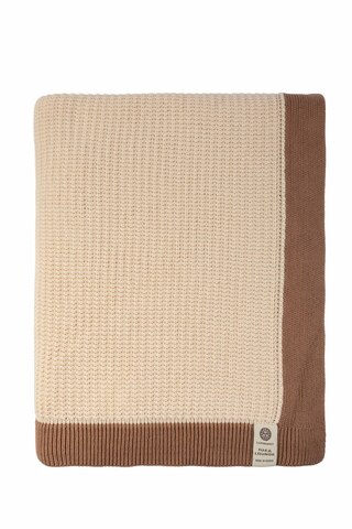 Плед 150х200 Luxberry Lounge льняной/мусс мокко