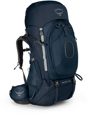 Картинка рюкзак туристический Osprey Xenith 75 Discovery Blue - 1