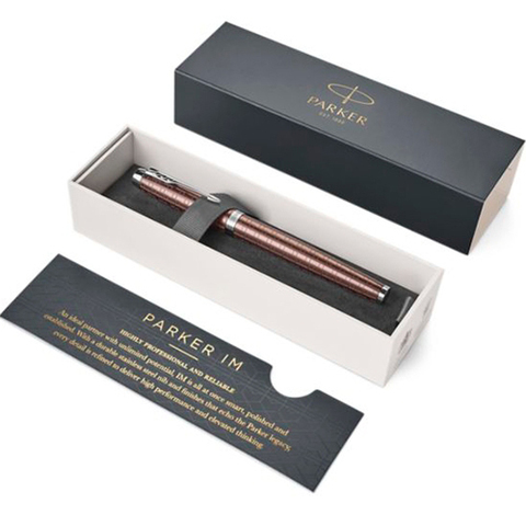 Parker IM Premium - Brown CT, ручка-роллер, F, BL