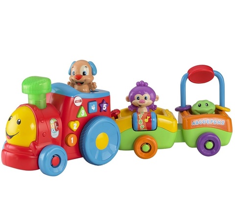 Fisher Price Паровозик ученого щенка (русский язык) (CDF60)