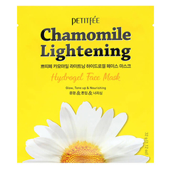 Petitfee Маска гидрогелевая с ромашкой - Chamomile lightening hydrogel face mask