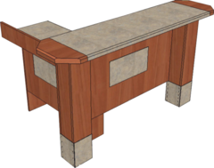 Стол кассовый бокс – Фуршет