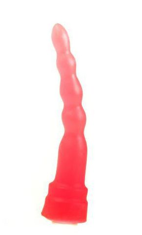 Розовый гелевый расширяющийся к низу анальный стимулятор - 17,5 см. - LOVETOY (А-Полимер) 432500