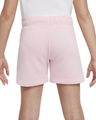 Шорты для девочки Nike Sportswear Club FT 5 Short - medium soft pink/white