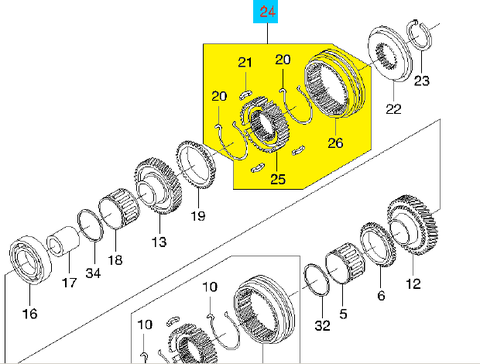 МУФТА 5-Й ПЕРЕДАЧИ В СБОРЕ AVEO 1,2 SOHC GM– купить в интернет-магазине ...