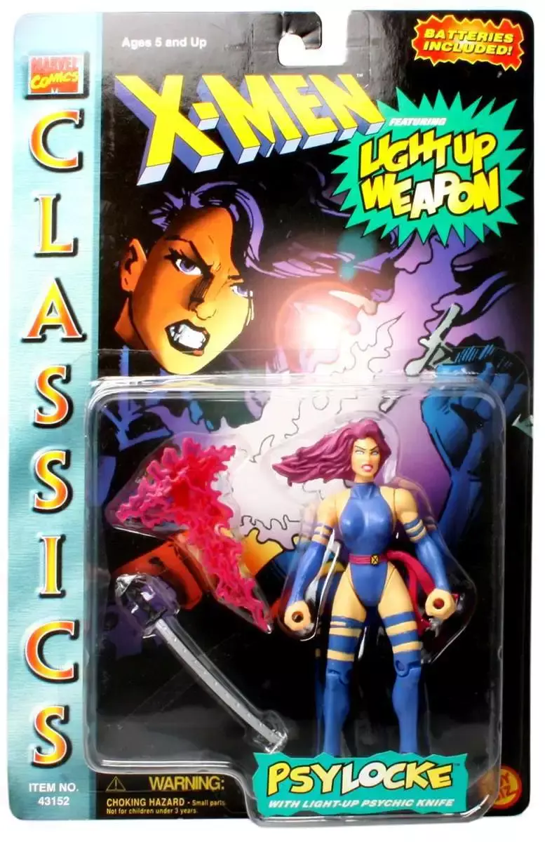ToyBiz Marvel X Men Psylocke Retro