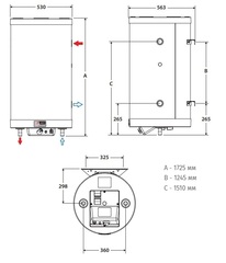 ACV Comfort E 160 бойлер косвенного нагрева 