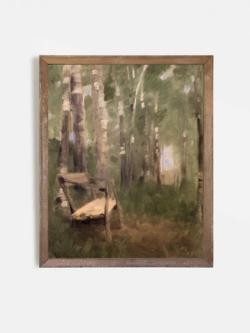 Арт принт 'Park bench'