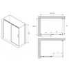 Abber Komfort AG93140B-S92B Душевой уголок, 140x90x200