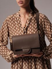 Сумка через плечо Deboro 30574 коричневый торф