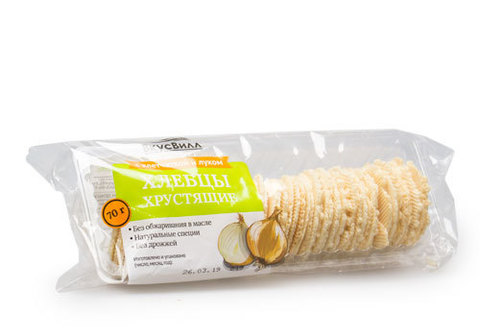 Хлебцы с клетчаткой и луком ВкусВилл, 70г