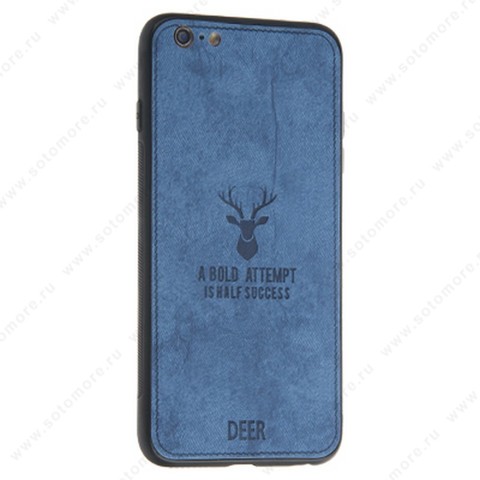 Накладка для Apple iPhone 6s Plus/ 6 Plus DEER синий