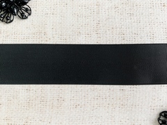 Лента репсовая, ш. 4 см, чёрный