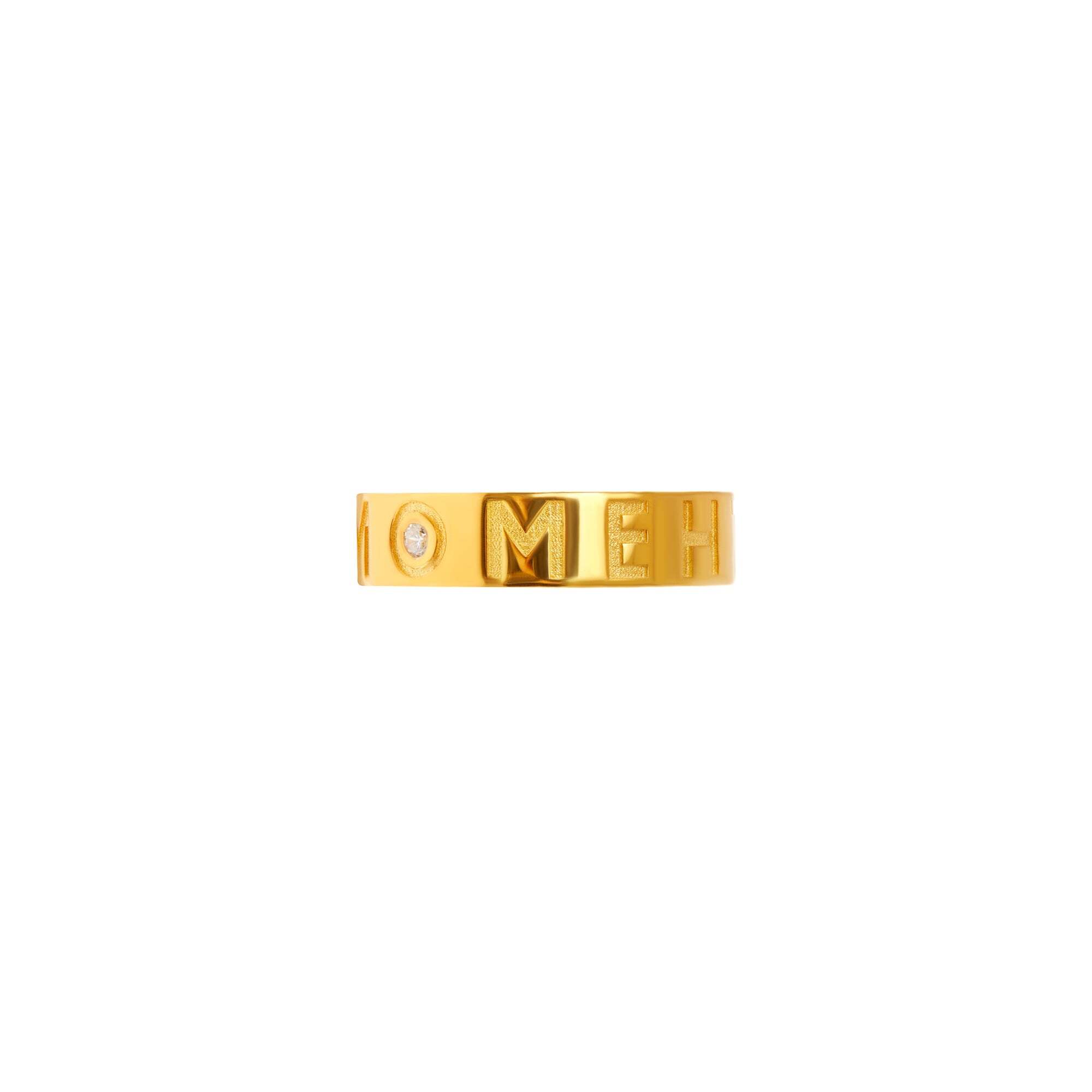 VIVA LA VIKA Кольцо Gold Reminder Ring - Moment viva la vika кольцо reminder ring – yolo gold