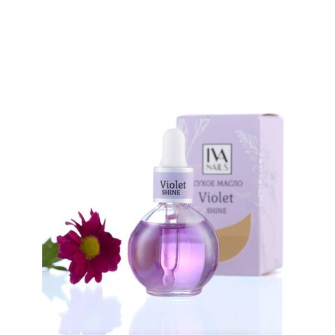 IVA nails Сухое масло Violet с шиммером 12 мл