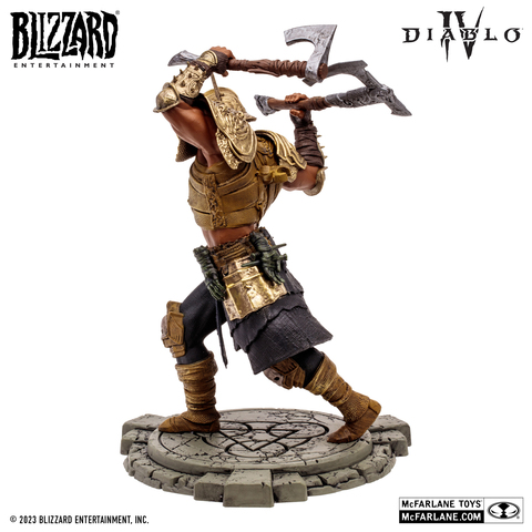 Bizak McFarlane Diablo IV | Figura Barbaro Epic 1:12 Con 4 Armi E Base Esclusiva