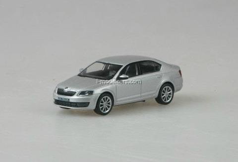 Skoda Octavia III 2013 silver Brilliant metallic Abrex 1:43