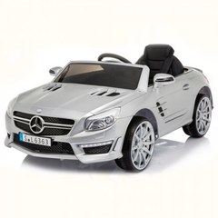 Электромобиль Barty Mercedes-Benz SL63 AMG Серебро глянец