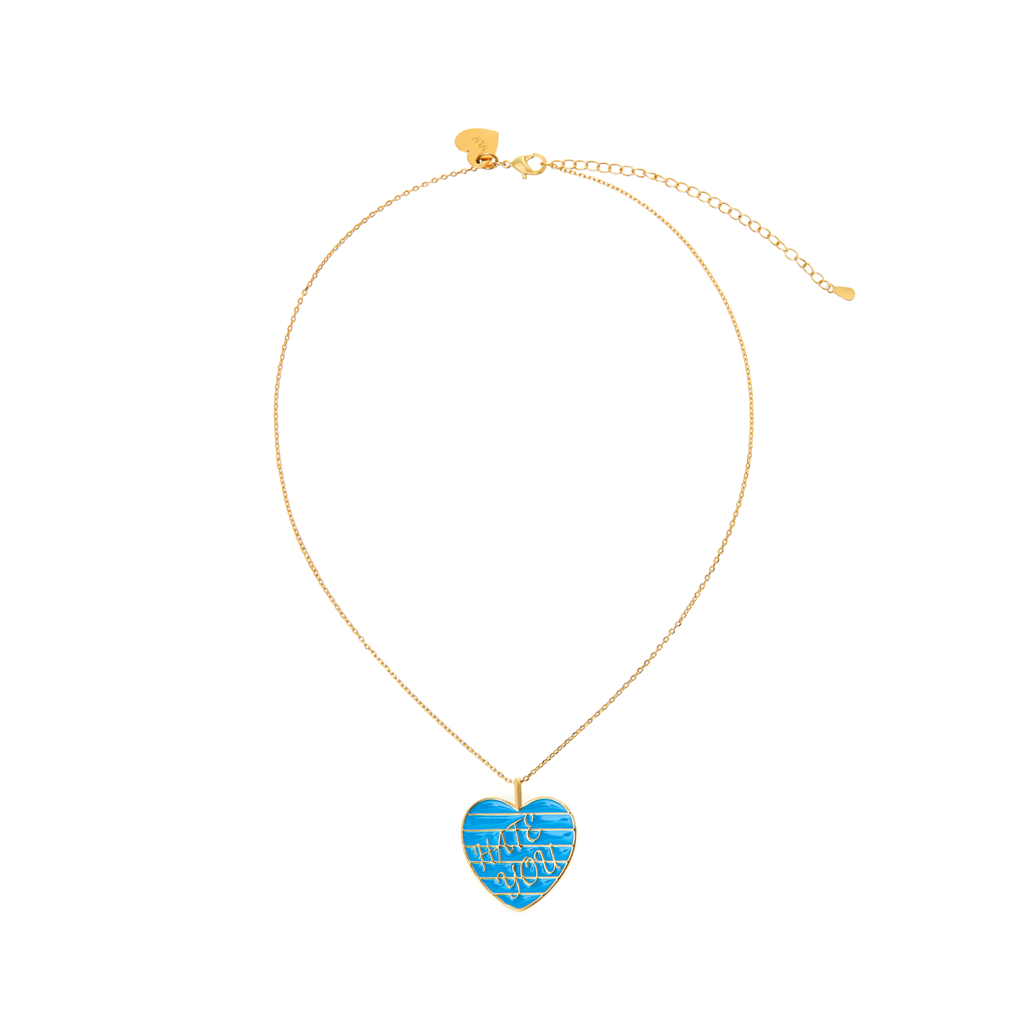 VIVA LA VIKA Колье Hate You Necklace – Electric Blue viva la vika колье hate you necklace – electric blue