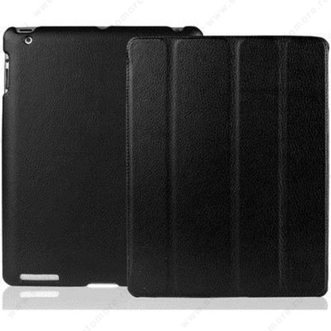 Чехол-книжка Jisoncase для Apple iPad 4/ 3/ 2 без логотипа черный SLE