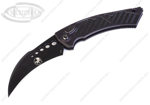 Нож Microtech 166-1DLCTCFIS Hawk Auto Signature 