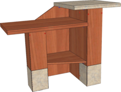 Тумба под весы и разносы – Фуршет