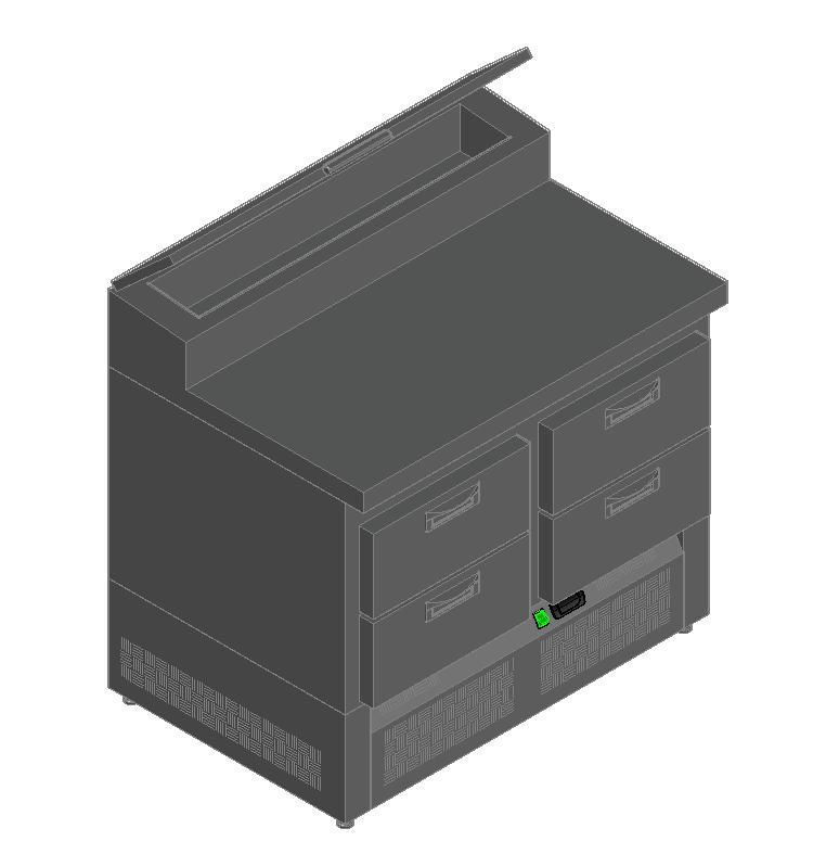 СТОЛ ДЛЯ ПИЦЦЫ HICOLD PZE2-22GN (1/6)