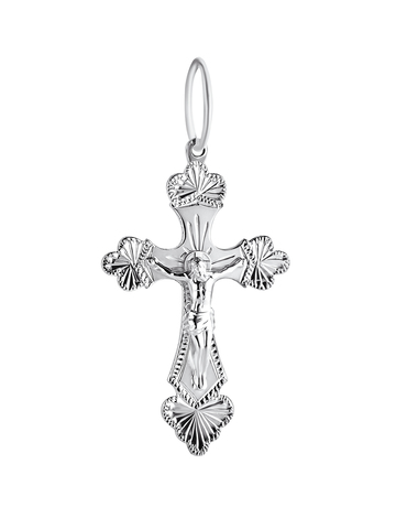 Крестик православный из серебра