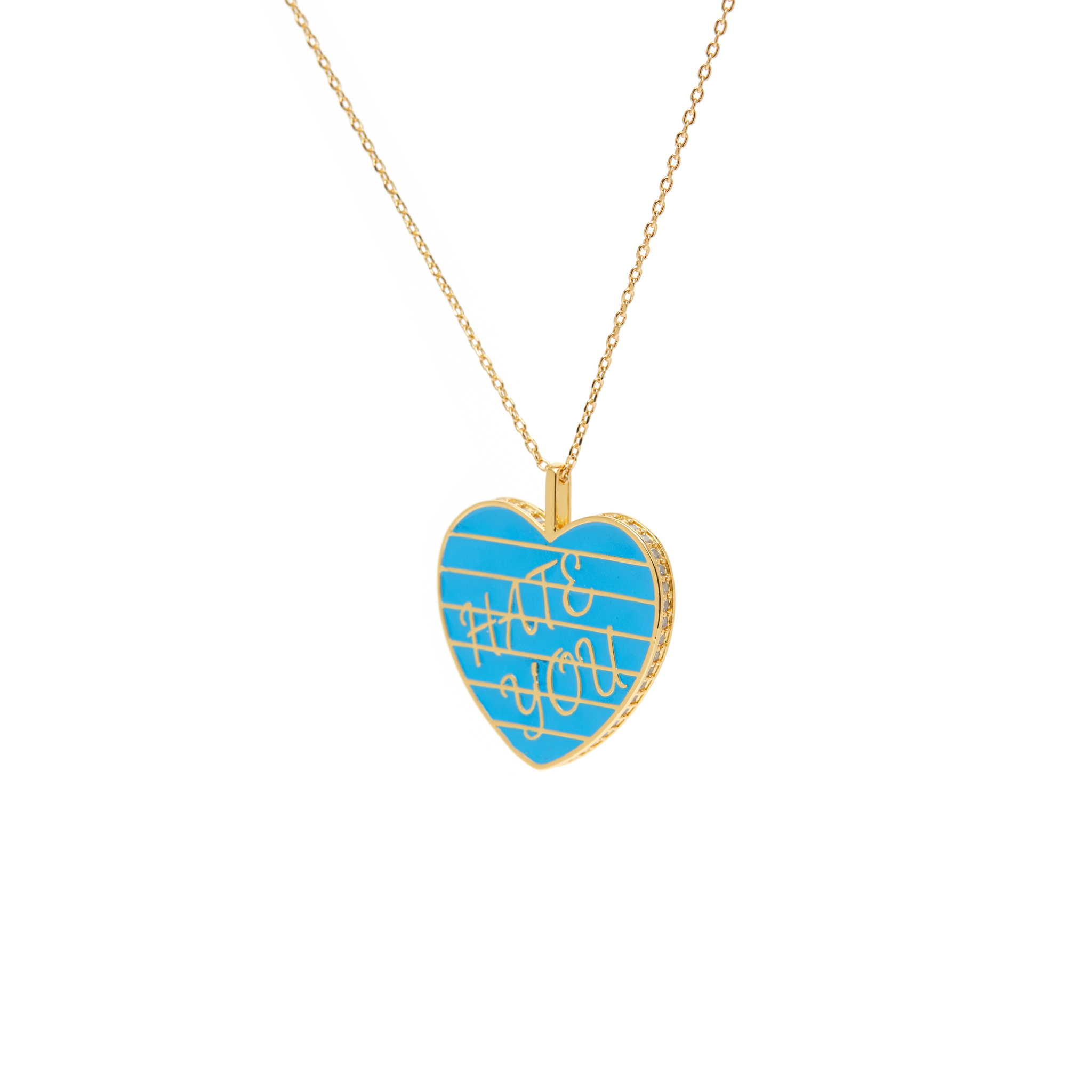 VIVA LA VIKA Колье Hate You Necklace – Electric Blue