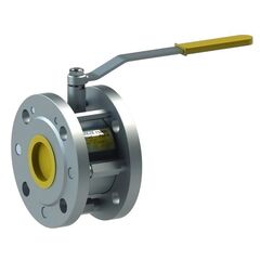 Кран стальной шаровой разборный BREEZE 11с42п, DN-40 PN-16, длина-84мм, полнопроходной, фланцевый с ручкой