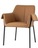 стул Aline экокожа коричневый