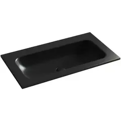 Ceramica Nova CN7012MBwx CN7012MBwx Раковина накладная Element без отверстия под смеситель, 810*457*137мм, цвет черный матовы фото