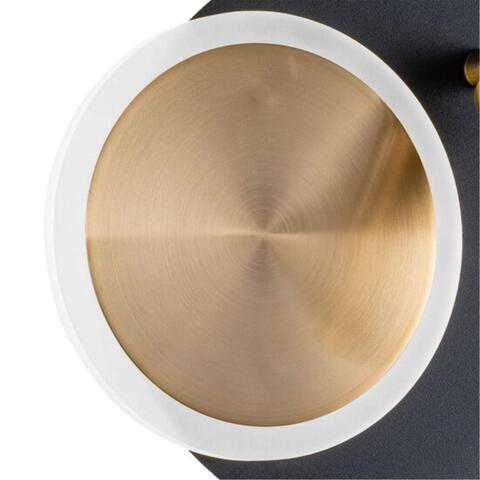 Настенный светодиодный светильник Arte Lamp SYRMA A2213AP-2BK