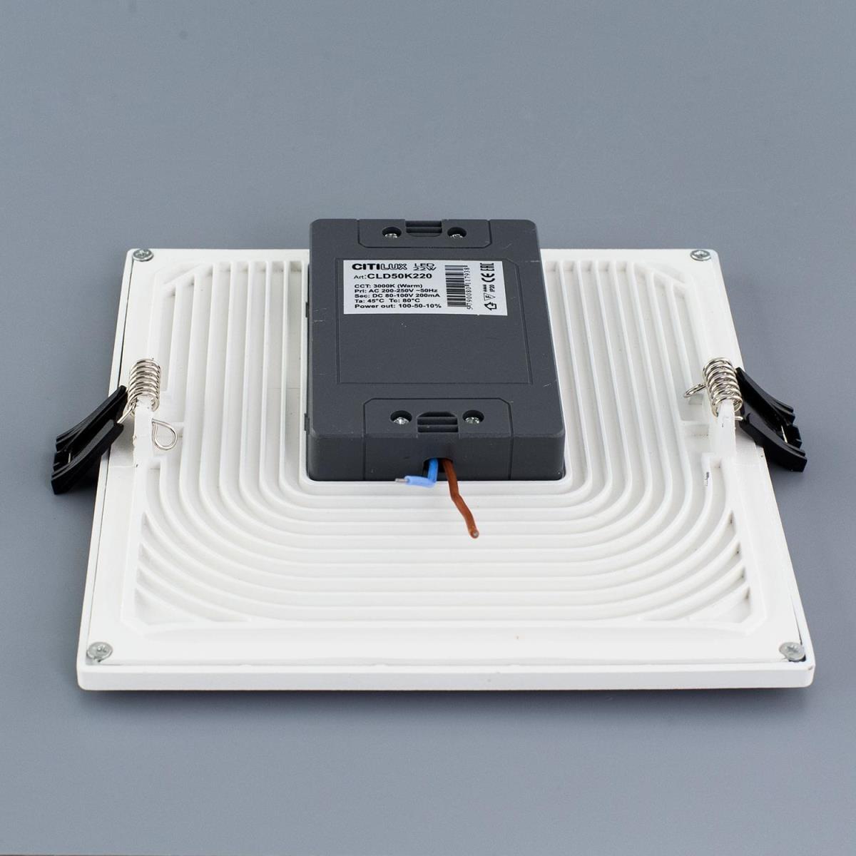 Встраиваемый светодиодный светильник Citilux Омега CLD50K220N
