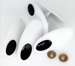 Глазки винтовые с фиксатором, 30х70 мм