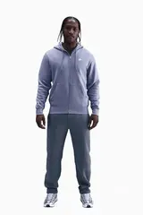Кофта Nike Club Full-Zip - фиолетовый