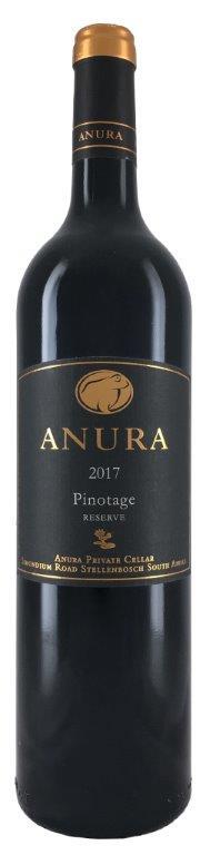 Вино Анура Пинотаж Резерв сухое красное з.г.у регион Симонсберг-Паарл 0,75л.