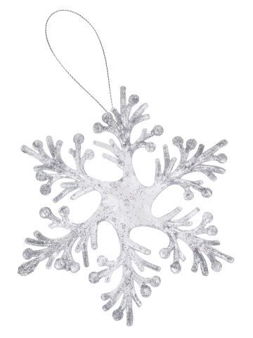 Подвесное украшение из акрила Удивительная снежинка 14,5*14,5 см