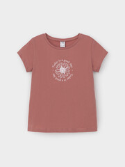 фуфайка  для девочки  КП 302763/кирпичная пыль