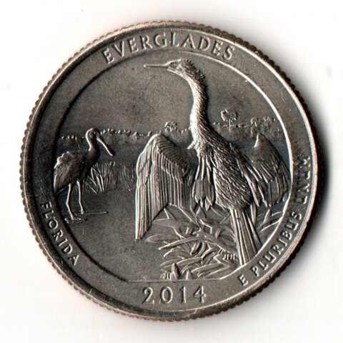 25 центов 25-й парк 2014 США Эверглейдс 2014 год