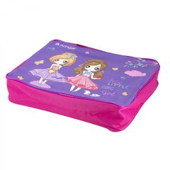 
          Папка с ручками 1 отделение, А4 260х340х80 мм, Alingar, ПВХ, ручки тесьма, дизайн с одной стороны, молния сверху, внутр. карман, "Модницы"