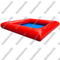 Надувной бассейн «Красный» 5*5*0,65 м
