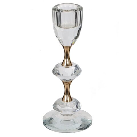 Подсвечник (Высота 17 см) - Прозрачный - купить