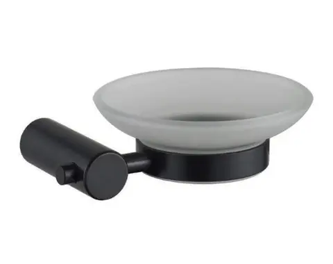 Мыльница стеклянная навесная HAIBA HB8402-7 черная