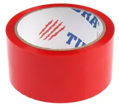 Скотч армированный красный 4.8см х 25м.