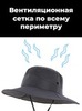 Картинка шляпа Skully Wear Wide Brim grey - 5