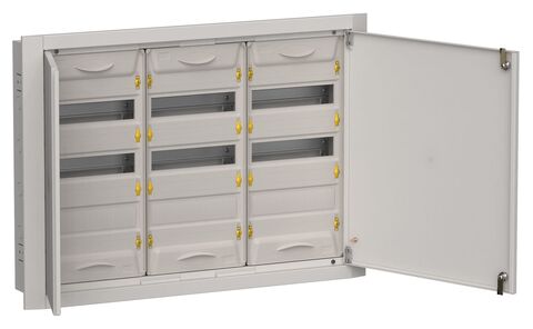 TITAN 5 Корпус мет. ЩРв-108 (3х36) 630х885х130 IP31 сер IEK